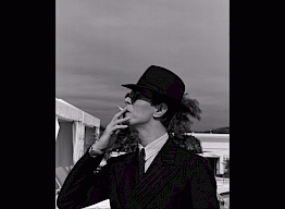 David Bowie smoking NFT by Michel Haddi